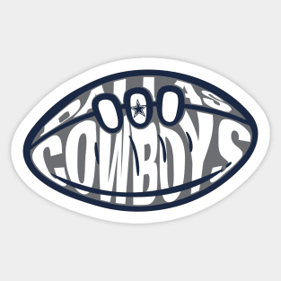 Dallas retro Football Sticker